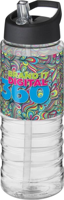 Garrafa desportiva de 750 ml com tampa com bico "H2O Treble"