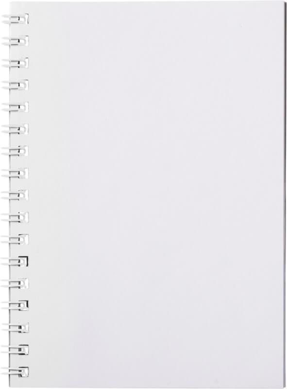 Caderno A6 espiral de arame com capa em PP Desk-Mate®
