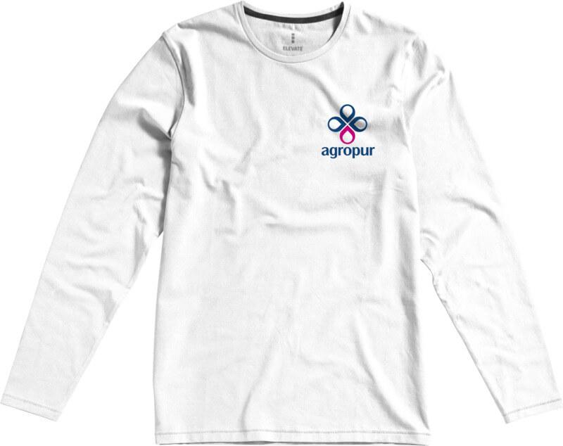 T-shirt de manga comprida de material orgânico Ponoka de hom