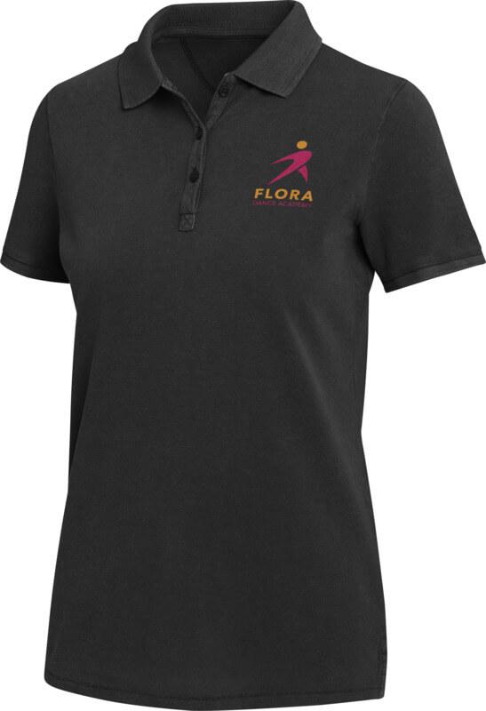 Polo feminino pré-lavado de 200 g/m2 "Calgary"