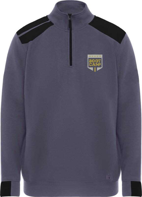 Camisola masculina com meio fecho de correr de 280 g/m2 "Maverick"