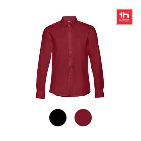 THC PARIS. Camisa popelina de manga comprida para homem