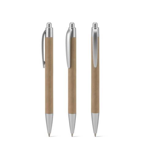 KYRA. Esferográfica em papel 100% reciclado e detalhes em ABS reciclado (100% rABS)