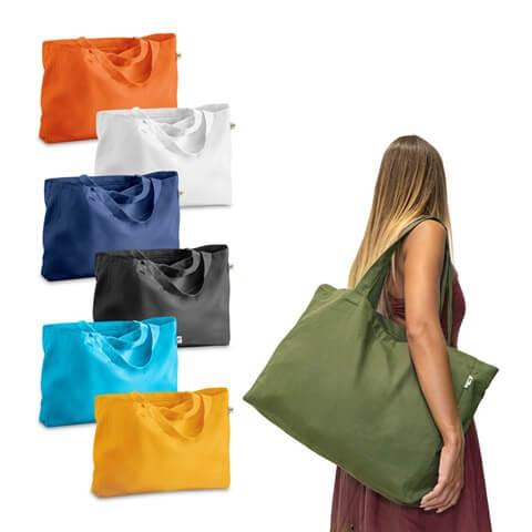 CAMDEN. Saco em algodão (50%), algodão reciclado (30%) e poliéster (20% rPET) (280 g/m²)