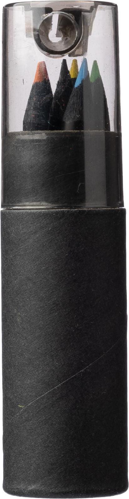 Conjunto de lápis de cor de papelão reciclado Beate