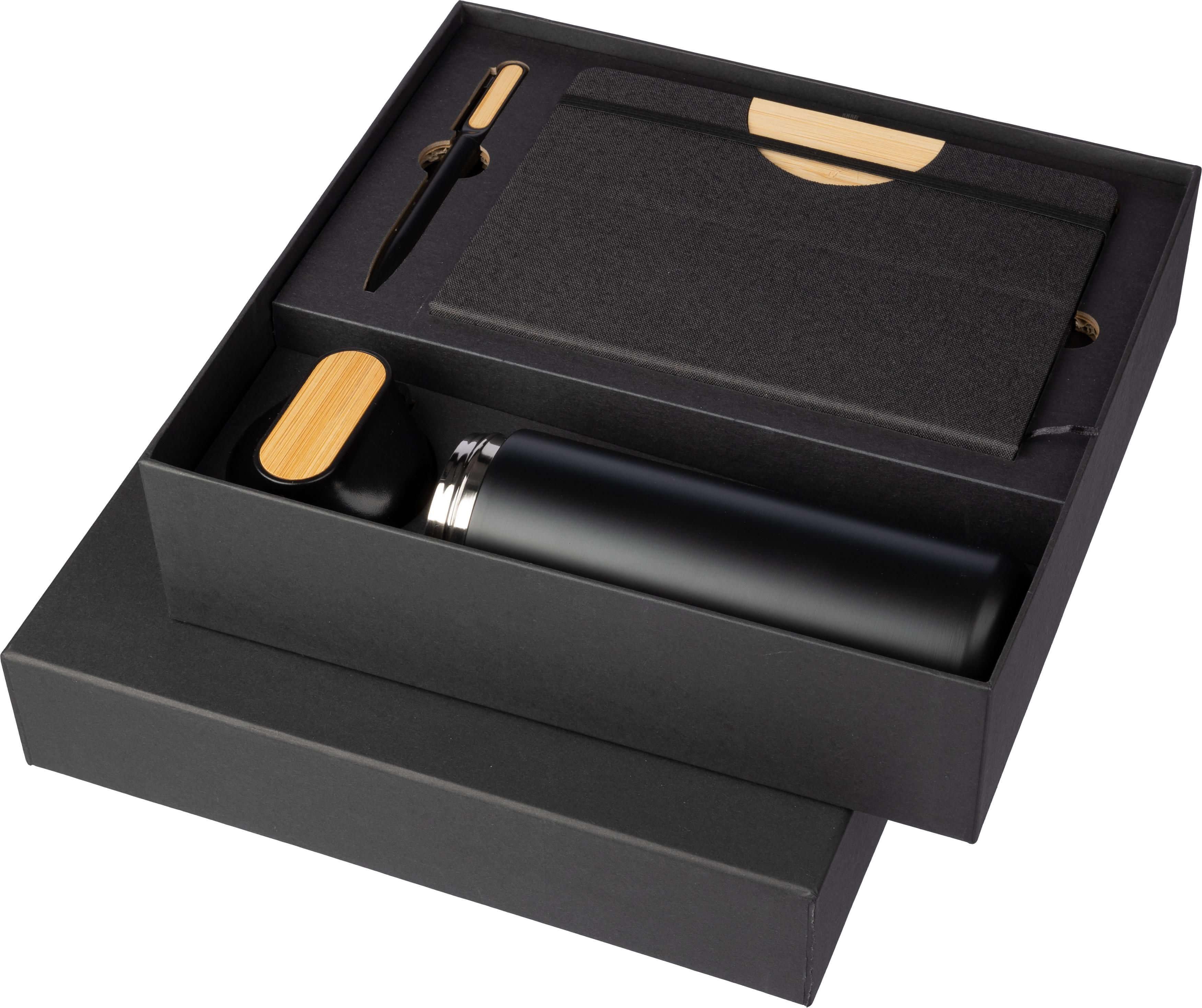 Giving 1103694 6 impr 1157467 Caixa de presente de papelão preto Kurt Original - Image 8