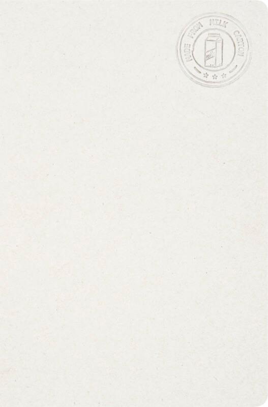 PF 107785 1 10778502 F1 Caderno de notas sem lombada em tamanho referência A5 "Dairy Dream" fabricado com embalagens de leite recicladas - Image 2