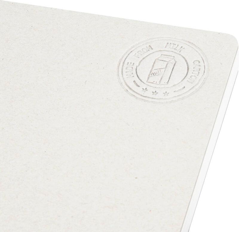 PF 107785 5 10778502 D1 Caderno de notas sem lombada em tamanho referência A5 "Dairy Dream" fabricado com embalagens de leite recicladas - Image 6