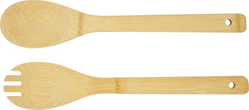 PF 113268 1 11326806 F1 Tigela de salada em bambu e utensílios "Argulls" - Image 2