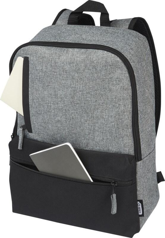 PF 120655 5 12065590 E2 Mochila para portátil de 15 pol. de dois tons GRS reciclada de 14 L Reclaim - Image 6