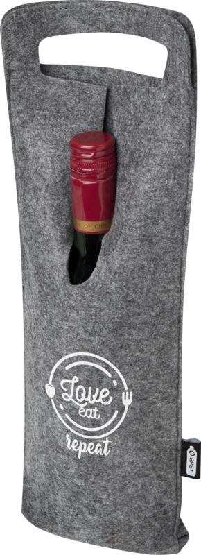 PF 120665 0 12066582 SP Y1 Saco para vinho em feltro reciclado GRS de 75 cl "Felta"