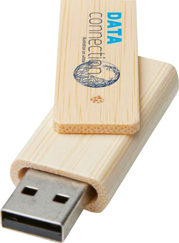 Pen USB de 8GB em bambu "Rotate"
