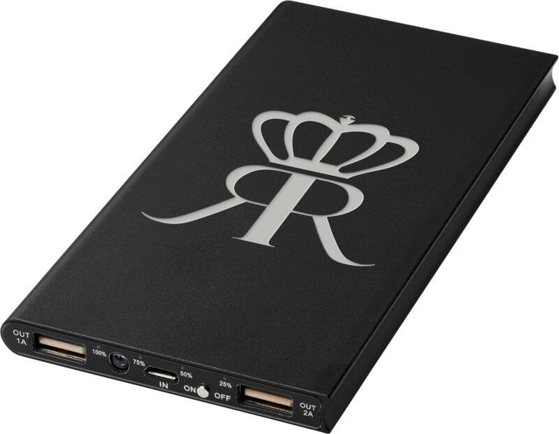 Power bank em alumínio de 8000 mAh "Plate"