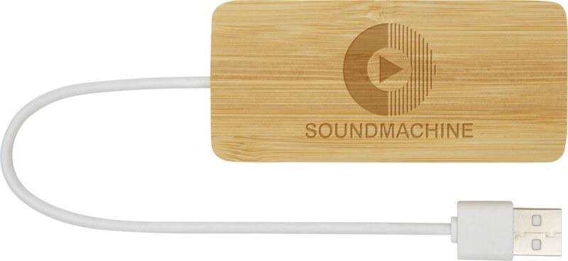 Hub USB de bambu "Tapas"