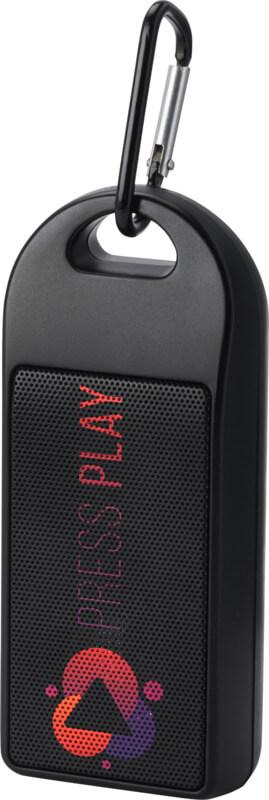 Altifalante Bluetooth® de 3W IPX4 de plástico reciclado RCS "Omni"