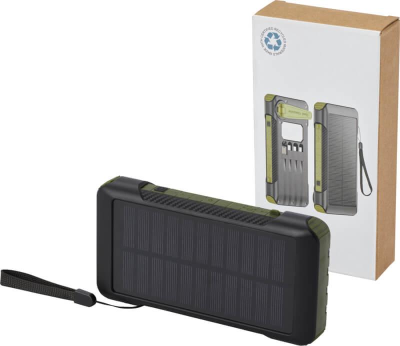 PF 124346 5 12434664 E2 Powerbank solar com dínamo de 10 000 mAh em plástico reciclado RCS "Soldy" - Image 6