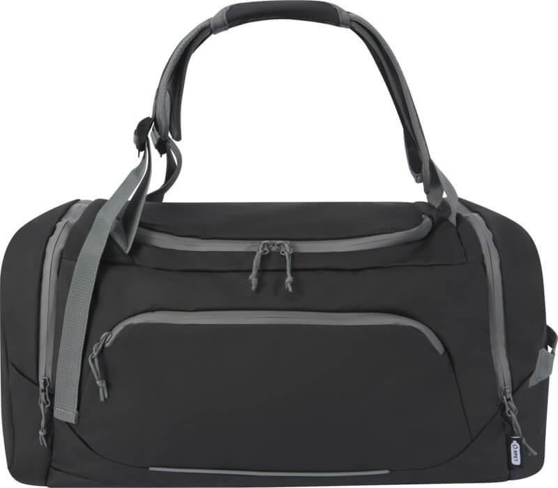 PF 130046 1 13004690 F1 Mochila de saco de lona impermeável reciclada com certificação GRS de 35 L Aqua - Image 2