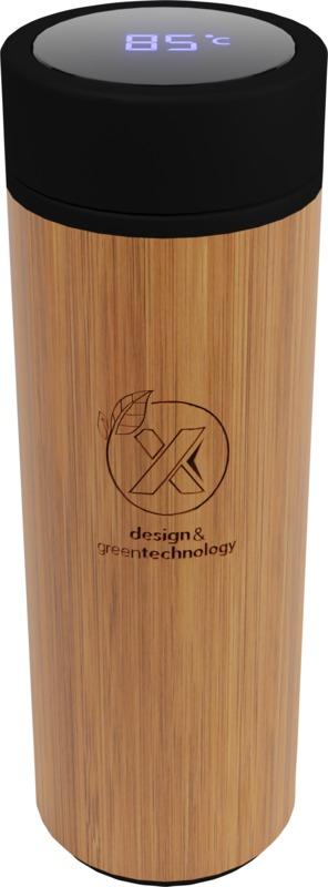 Garrafa inteligente em bambu de 500 ml SCX.design D11