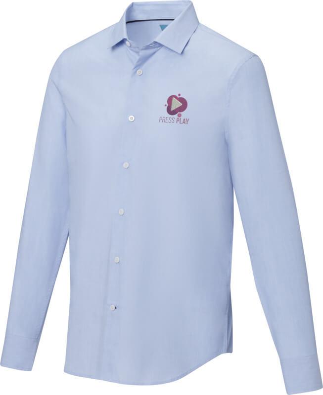PF 37524 1 3752450 EB Y2 T-shirt para homem de manga comprida de produção biológica "Cuprite" - Image 2