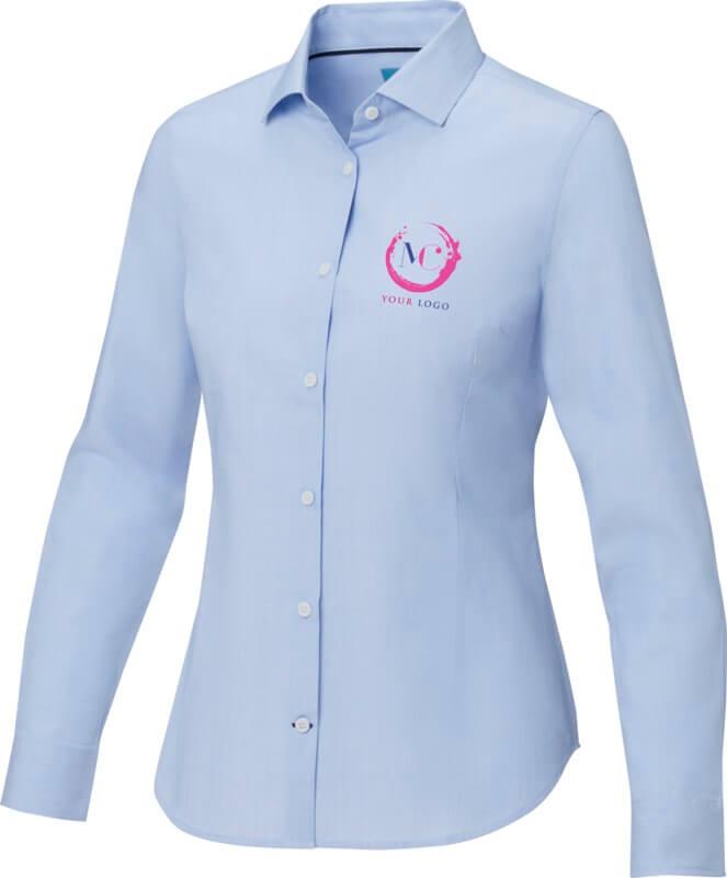 T-shirt para mulher de manga comprida em material de produção biológica "Cuprite"