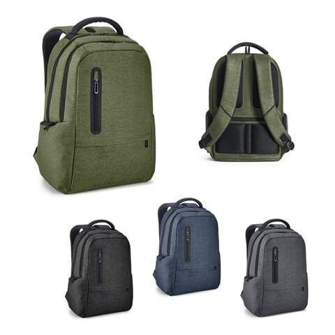 BOSTON. Mochila para portátil 17'' em Nylon 2Tone impermeável
