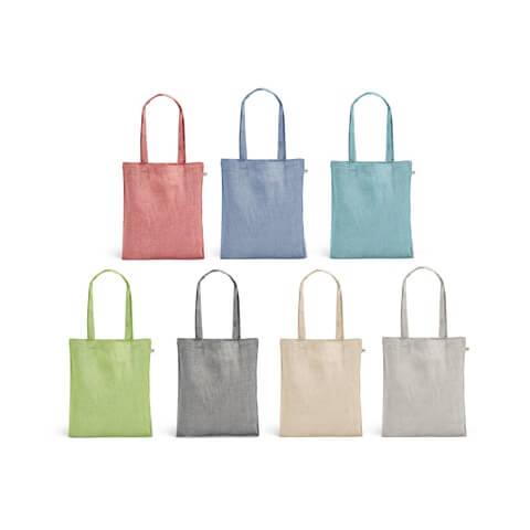 RYNEK. Saco com algodão reciclado (70%) e poliéster (30% rPET) (140 g/m²)