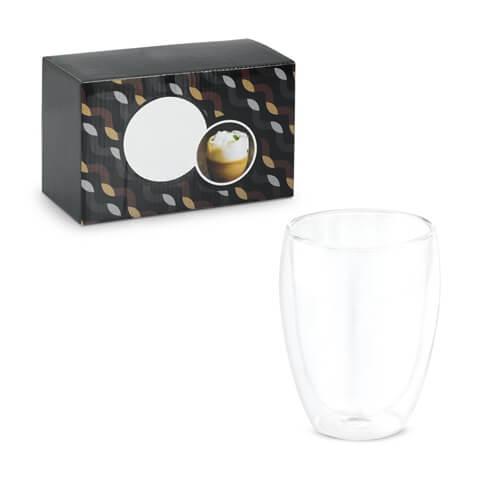 MACHIATO DUO. Conjunto de 2 copos de vidro borossilicato