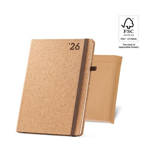 POMAR B5. Agenda em cortiça