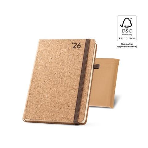 POMAR A5. Agenda em cortiça