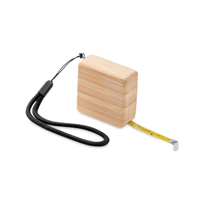 Fita métrica em bambu 1m