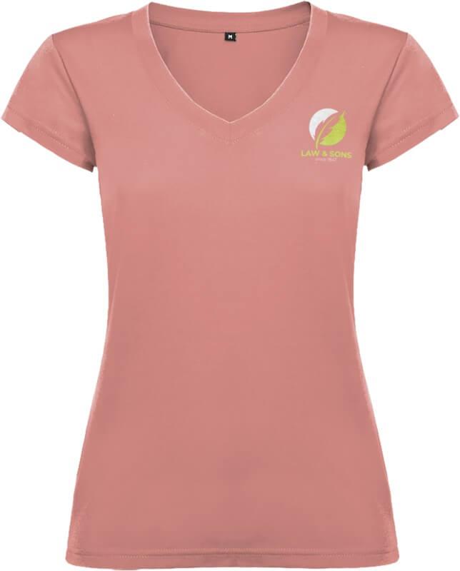 PF R6646 162 R66463K SP Y1 T-shirt de manga curta com decote em V para mulher de 155 g/m² Victoria - Image 29