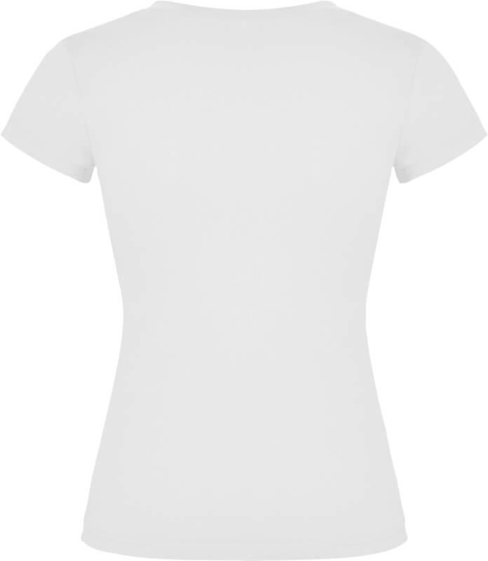 PF R6646 1 R66461Z B1 T-shirt de manga curta com decote em V para mulher de 155 g/m² Victoria - Image 2