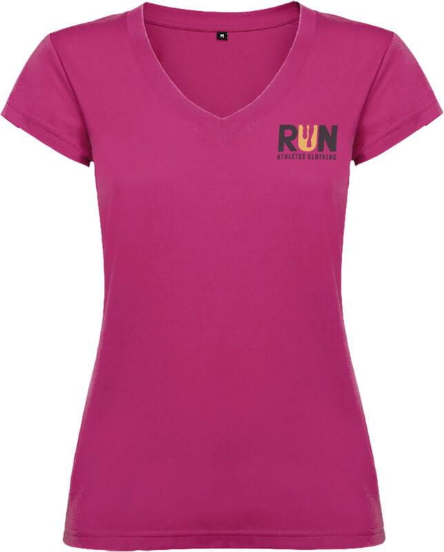 PF R6646 21 R66464R F1 SP Y1 T-shirt de manga curta com decote em V para mulher de 155 g/m² Victoria - Image 22
