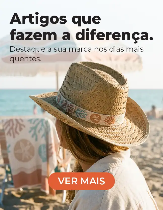 Brindes personalizados de verão